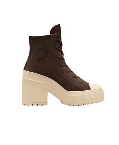 NEW Women's CONVERSE Chuck 70 De Luxe platform Heel Coffee Break