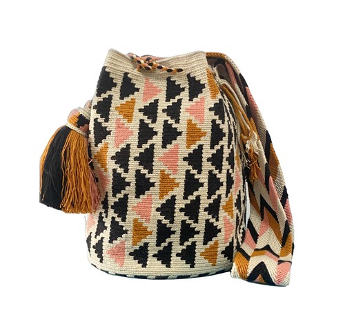 Authentic 100% Wayuu Mochila Colombian Bag Large Size