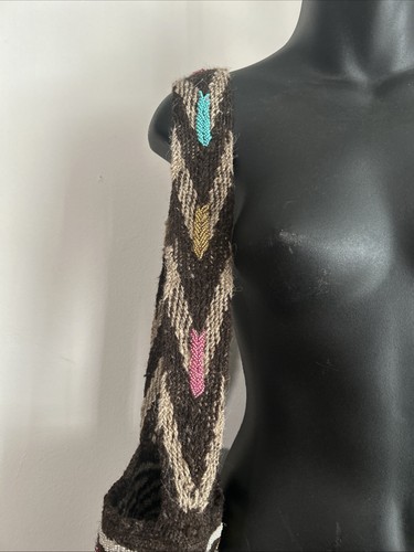 Authentic Arhuaca Colombian Mochila Bag Virgin Wool Beaded - photo 3