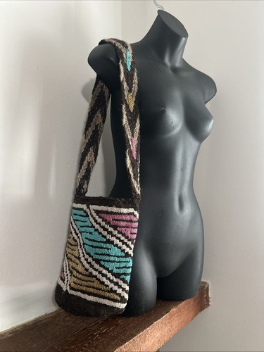 Authentic Arhuaca Colombian Mochila Bag Virgin Wool Beaded - photo 4