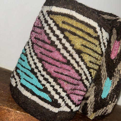 Authentic Arhuaca Colombian Mochila Bag Virgin Wool Beaded - photo 5