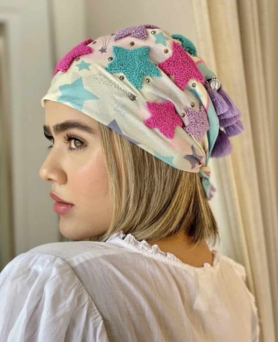Embroidered Boho Western Bandana Modern Necklace Scarf