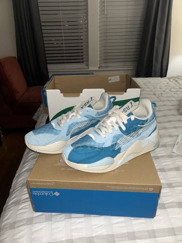 Men's Puma Sneakers RS-X Hyper Prep Rain Aqua Blue 10.5 NEW - photo 5
