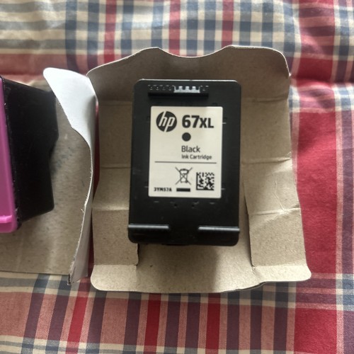 HP 67 XL Genuine Black And Generic Tri Color Ink Cartridges Empt - photo 2