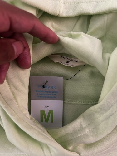 NWT Primark hoodie Matcha State of Mind graphic print M Light Gr - photo 4