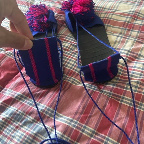 Waireñas Pom pom wayuu gladiator sandals 9- 9.5 - photo 2