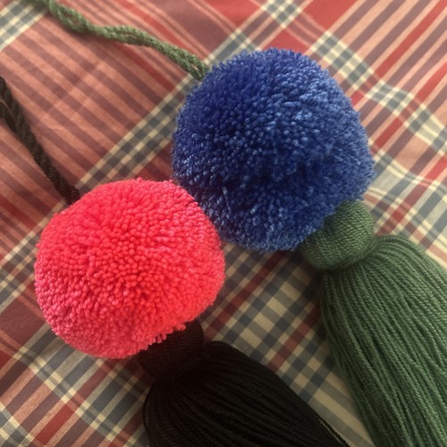 2 Pcs Wayuu Colorful Pom Pom Tassel Bag Charms - photo 4