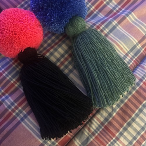 2 Pcs Wayuu Colorful Pom Pom Tassel Bag Charms - photo 5
