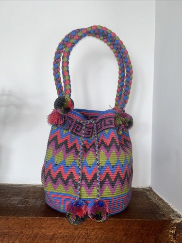 Authentic 100% Wayuu Mochila Colombian Bag Large Size - photo 2