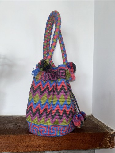 Authentic 100% Wayuu Mochila Colombian Bag Large Size - photo 3