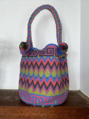 Authentic 100% Wayuu Mochila Colombian Bag Large Size - photo 4