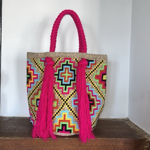 Authentic 100% Wayuu Mochila Colombian Bag Large - photo 2