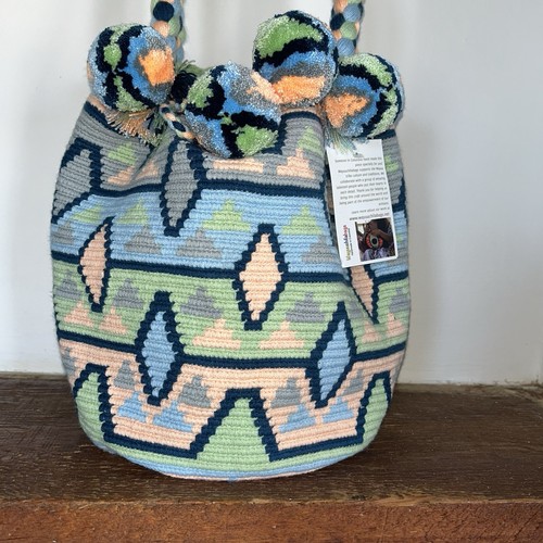 Authentic 100% Wayuu Mochila Colombian Bag Large - photo 2