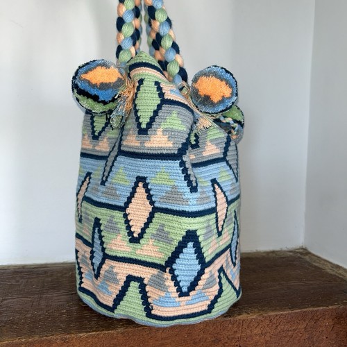 Authentic 100% Wayuu Mochila Colombian Bag Large - photo 3