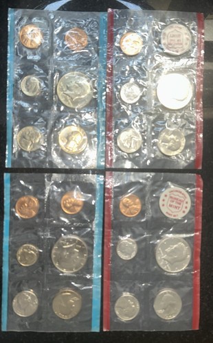 Lot of 2 United States Uncirculated Coin Sets, 1972 Mint Sets