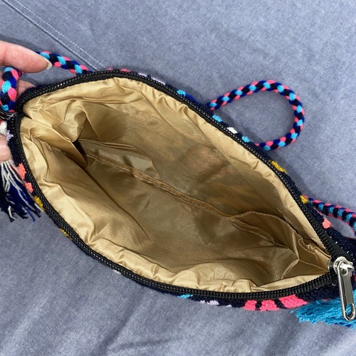 Authentic Wayuu Crossbody Clutch Bag - Bunny Party - photo 3