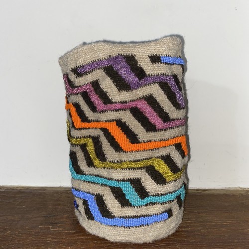 Authentic Arhuaca Colombian Mochila Bag Virgin Wool Beaded - photo 5