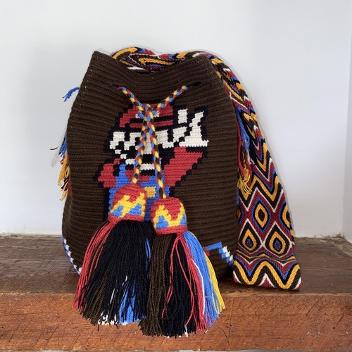 Authentic Wayuu Mochila Colombian Bag - Super Mario Design - photo 3