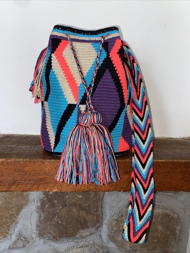 Authentic 100% Wayuu Mochila Colombian Bag Medium Size - photo 2