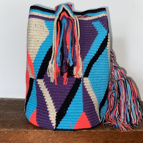 Authentic 100% Wayuu Mochila Colombian Bag Medium Size - photo 3