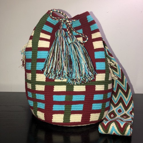 Authentic 100% Wayuu Mochila Colombian Bag Large Size - photo 2