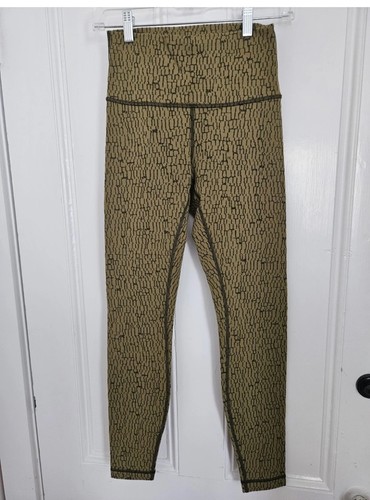 NWOT Lululemon High-Rise Tight 28" Jacquard Mossy Dark Olive - photo 2