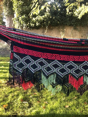 Colombian Wayuu Handmade Chinchorro Double Face Hammock - photo 3
