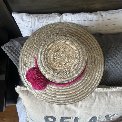 Colombian Wayuu Hat Handwoven Straw Panama Sun Hat - photo 5
