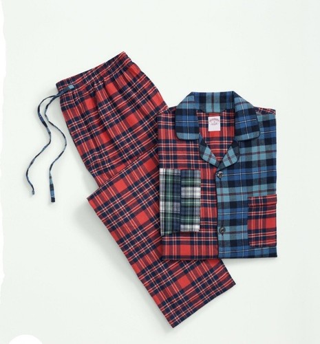 NWT Brooks Brother Men's Cotton Flannel Pajamas Size Small S
