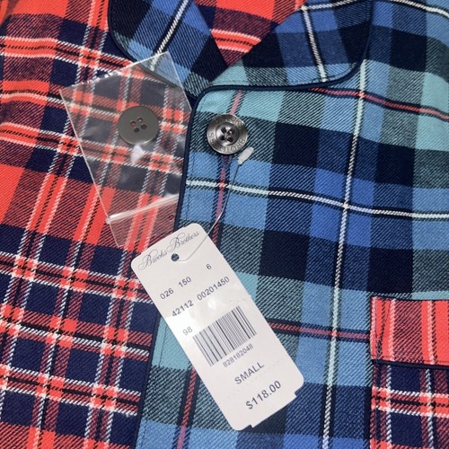 NWT Brooks Brother Men's Cotton Flannel Pajamas Size Small S - photo 4