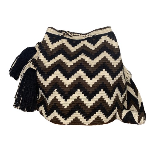 Authentic Wayuu Mochila Colombian Bag Large Chevron