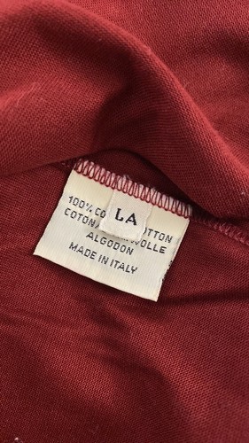 Authentic Womens Hermes Paris burgundy red long sleeve top - photo 5