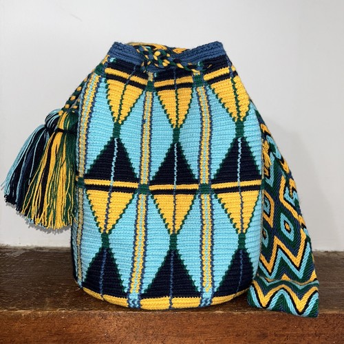 Authentic 100% Wayuu Mochila Colombian Bag Large Size - photo 2