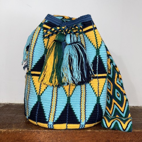Authentic 100% Wayuu Mochila Colombian Bag Large Size - photo 3
