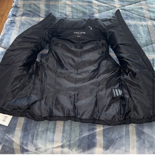 Cole Haan Signature Black puffer vest XS NEW - photo 5