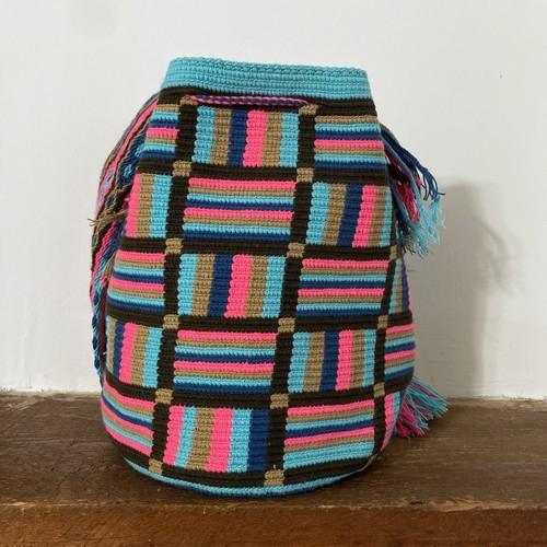 Authentic Wayuuchilabags Mochila Bag Large Size Stripes - photo 5