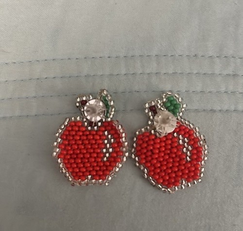 NEW Apple Earrings Beaded Colombian Jewelry Embera chami Tribe - photo 4