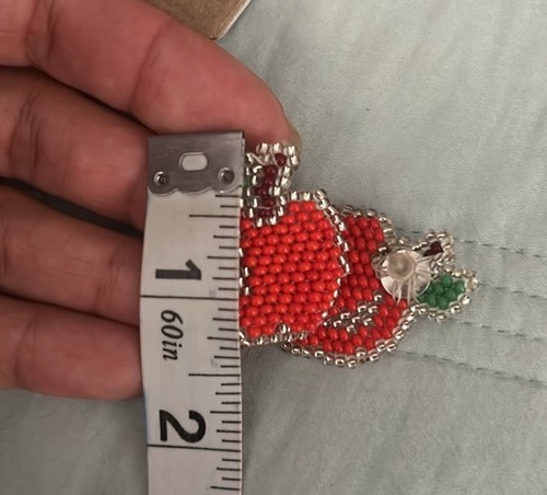 NEW Apple Earrings Beaded Colombian Jewelry Embera chami Tribe - photo 5