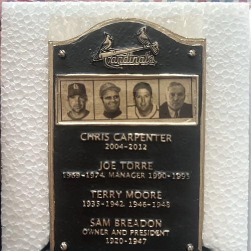 2016 St. Louis Cardinal Hall of Fame Plaque in Box - photo 2