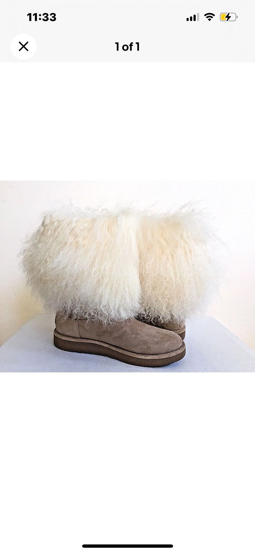 Ugg Mongolian Boots Size 6