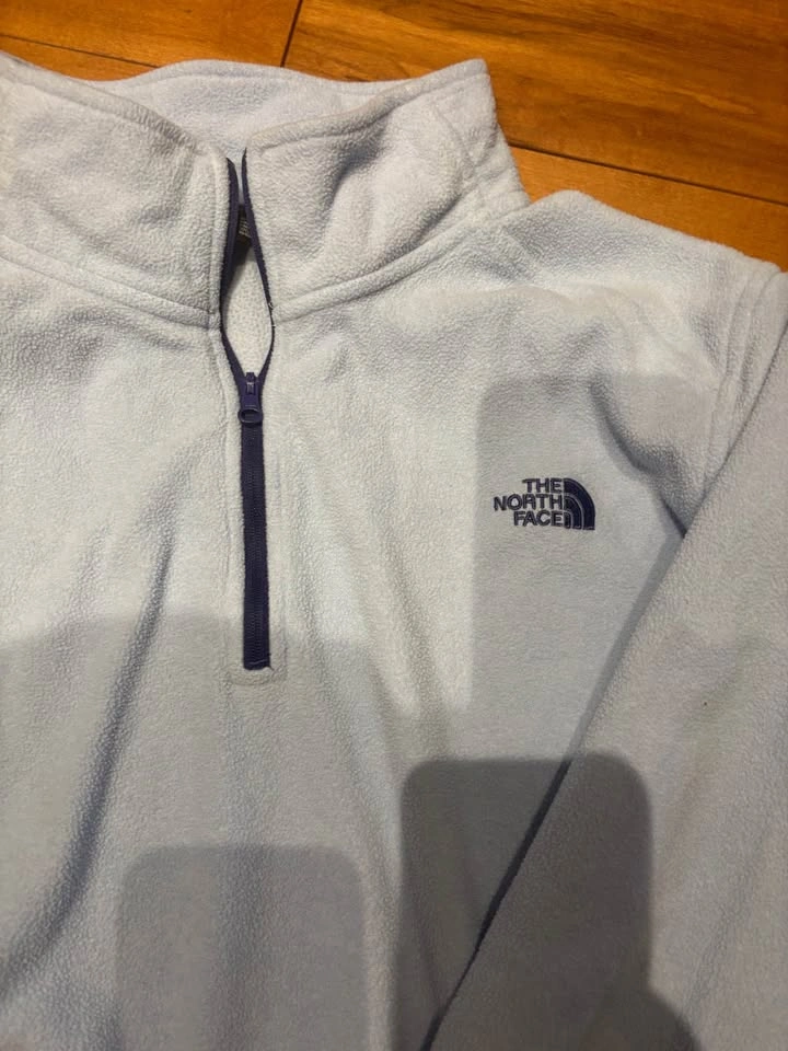 The North Face Women's XXL Light Blue Fleece Quarter Zip - photo 2
