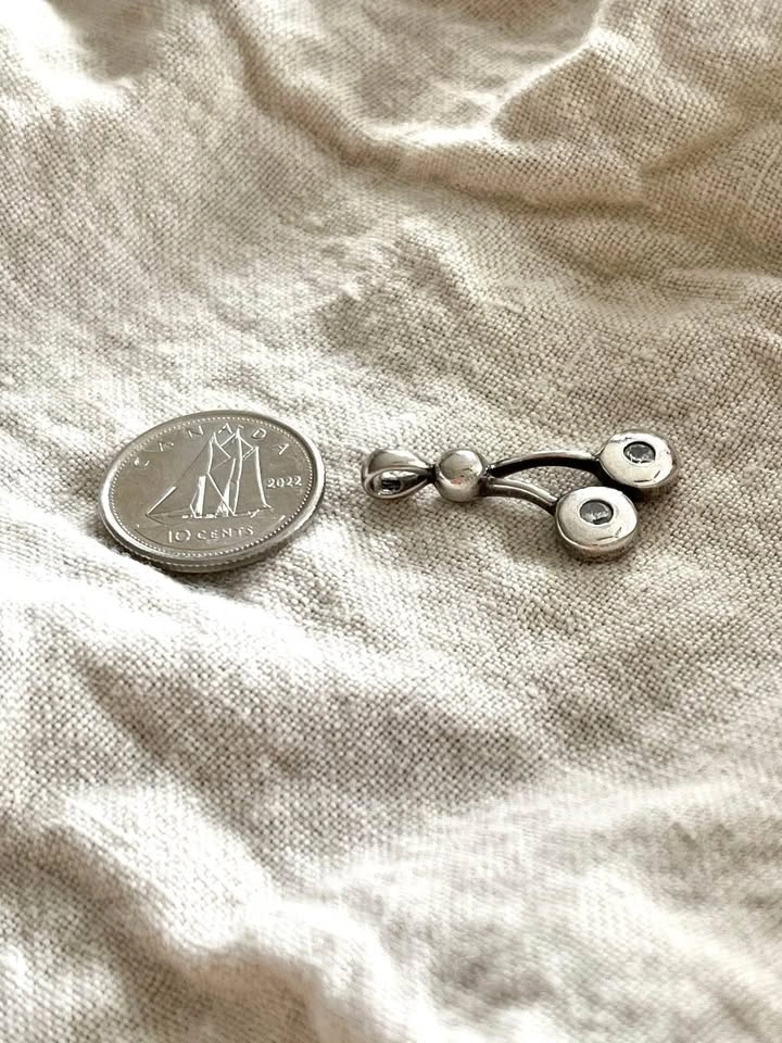 Sterling silver pendant with cubic zirconia - photo 2