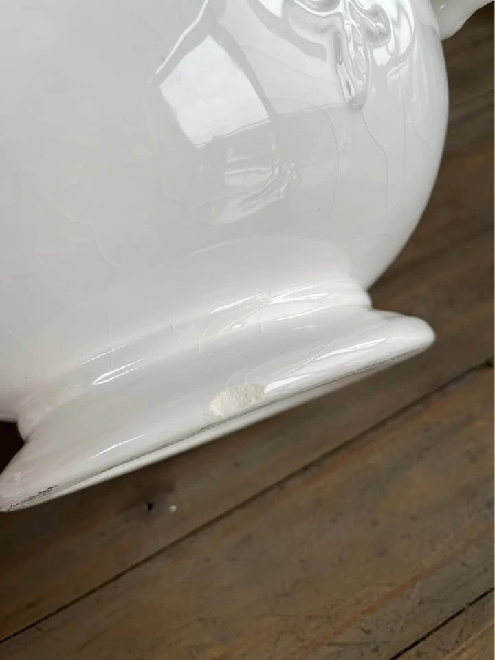 Beautiful white soup tureen - photo 4