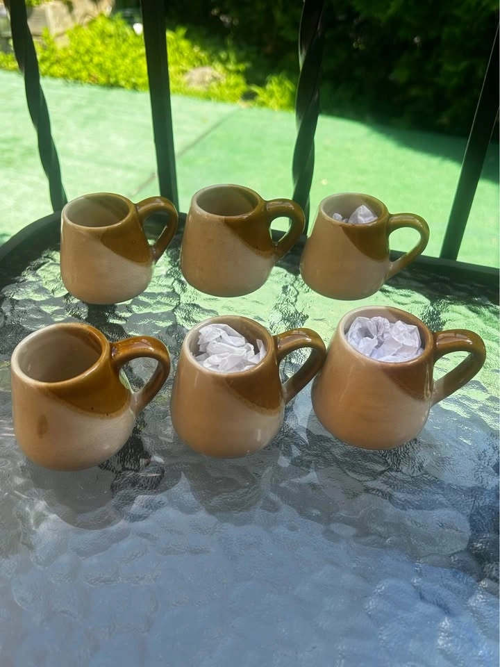Colombia 6 pc Espresso Tiny Cup Set with Colombian Flag - photo 5