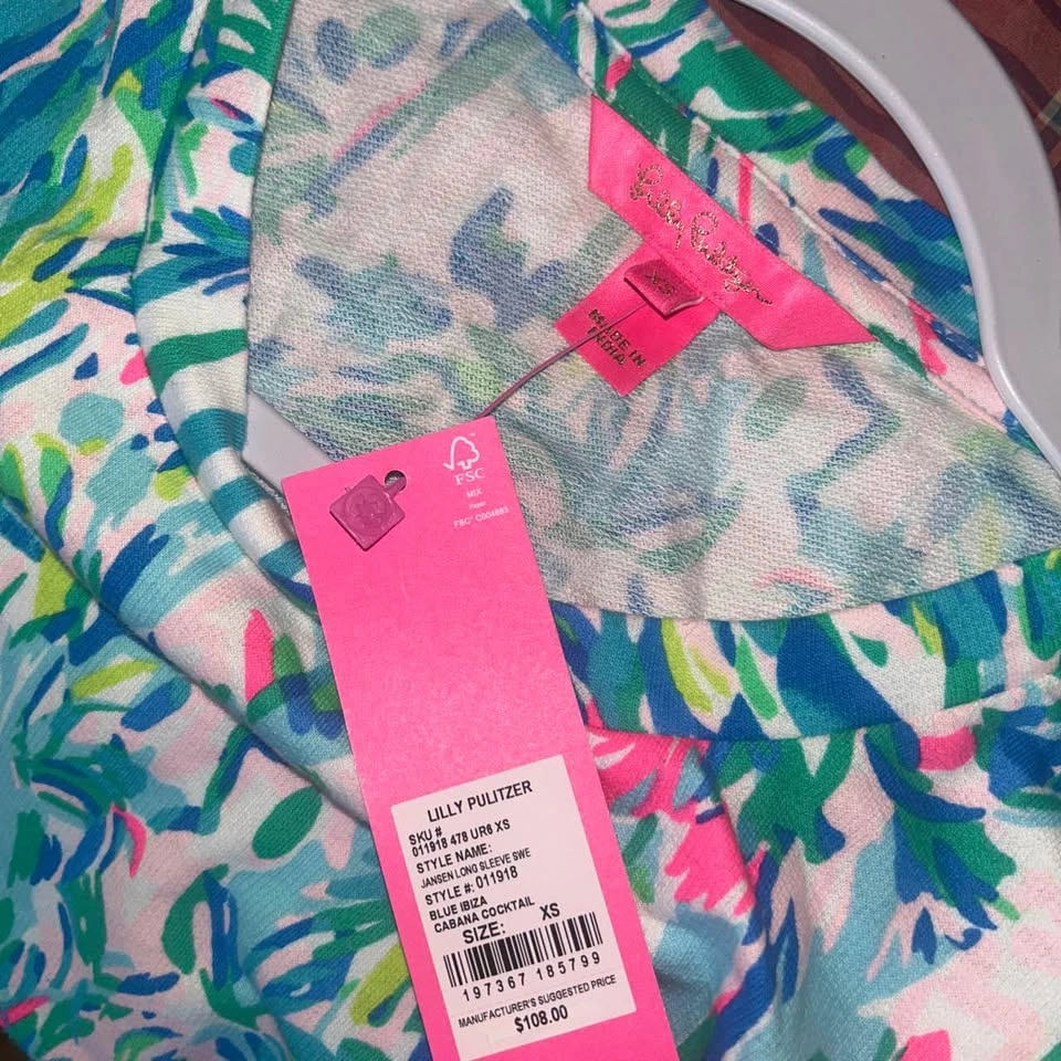 Lilly Pulitzer long sleeve top - photo 2