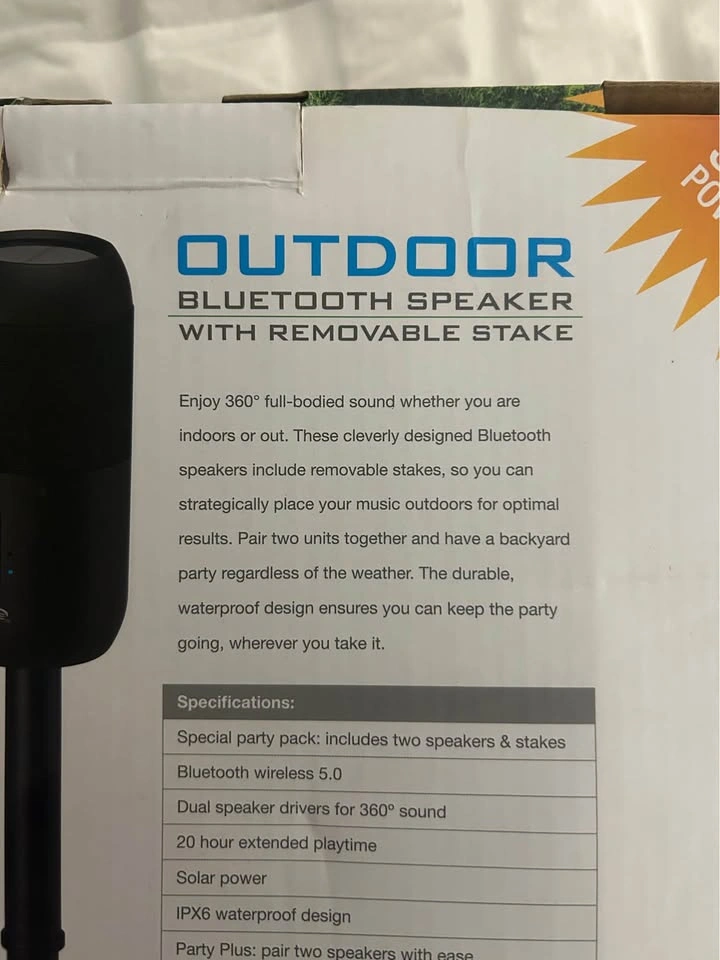 Outdoor speakers set (solar) - photo 2