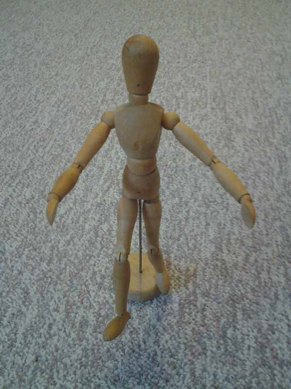 Wooden Figurine for Drawing