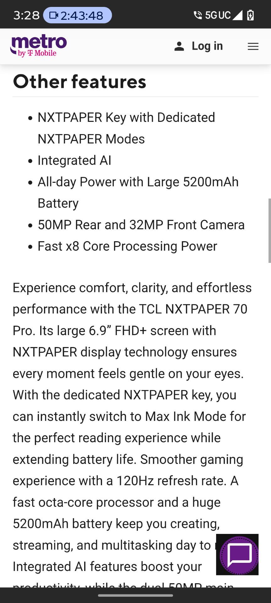 TCL NXT PAPER 70 PRO T-MOBILE - photo 5