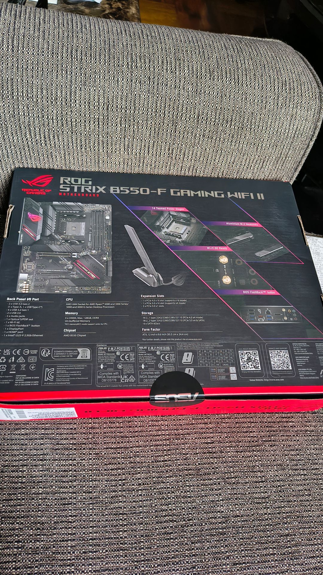 ASUS ROG Strix B550-F Gaming Motherboard - photo 2