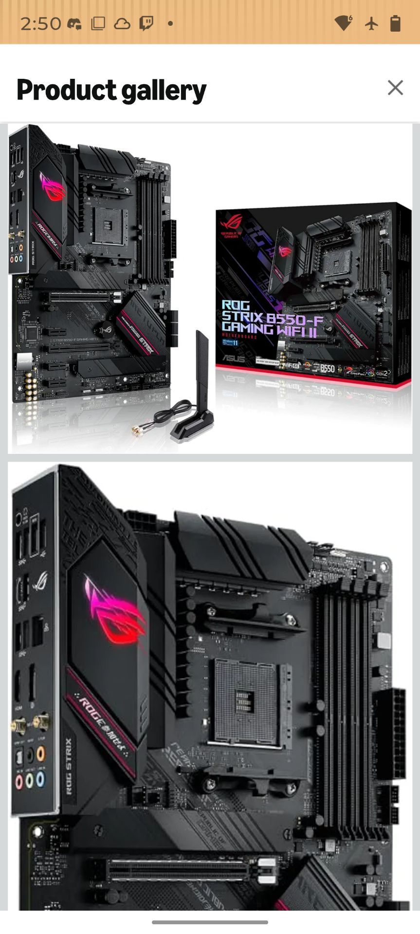 ASUS ROG Strix B550-F Gaming Motherboard - photo 3